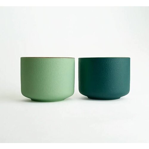 Пиала бирюзовая фарфор , японский стиль 65мл