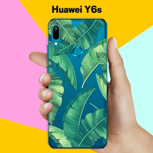 Силиконовый чехол Пальма на Huawei Y6s