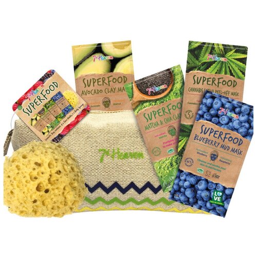 Набор суперфуд для лица Superfood от 7th Heaven, Montagne Jeunesse