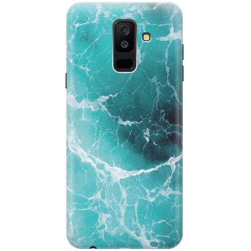 фото Gosso ультратонкий силиконовый чехол-накладка для samsung galaxy a6 plus (2018) с принтом "лазурный океан"