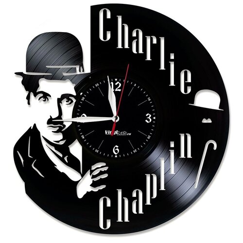 фото Часы из виниловой пластинки (c) vinyllab чарли чаплин