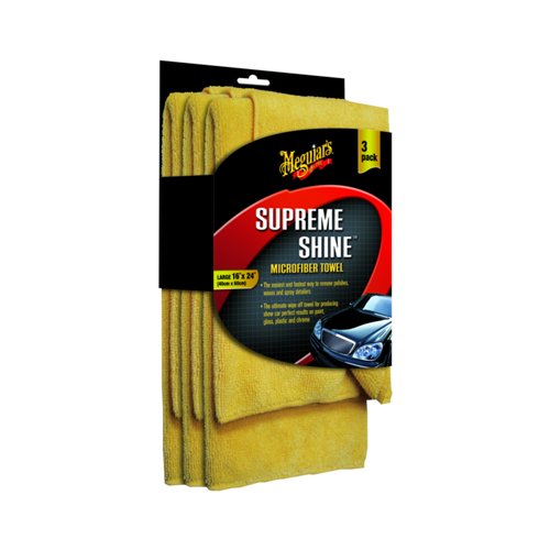 Meguiars Микрофибровая салфетка Supreme Shine Microfiber Towel 40x63см 3шт