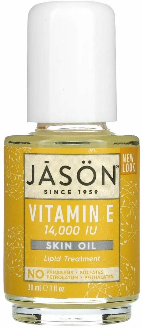 Jason Natural, Витамин E, кожное масло, 14000 МЕ, 30 мл