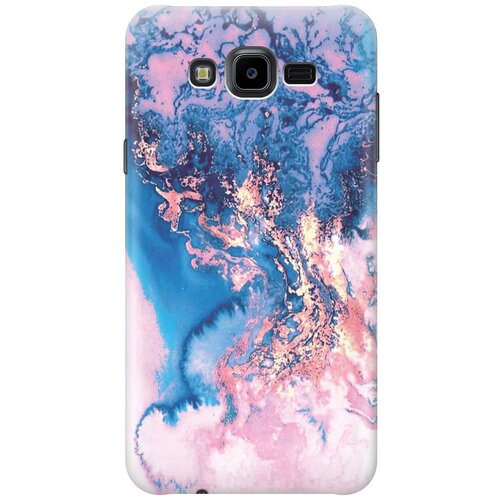фото Cиликоновый чехол на samsung galaxy j7 neo / самсунг джей 7 нео с принтом "blue marble" gosso