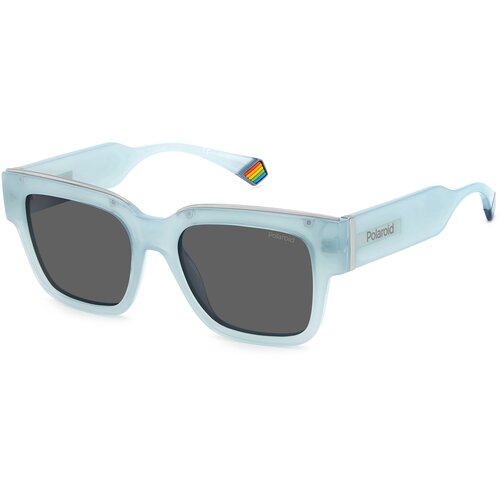 Солнцезащитные очки Polaroid Polaroid PLD 6198/S/X MVU M9 PLD 6198/S/X MVU M9, голубой, синий