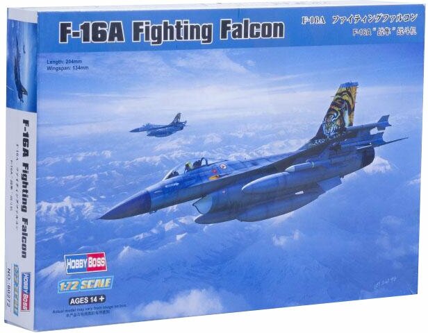 80272 HobbyBoss Истребитель F-16A Fighting Falcon (1:72)