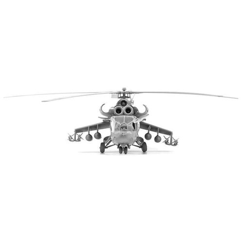 фото Сборная модель zvezda советский ударный вертолет ми-24а, подарочный набор, 1/72
