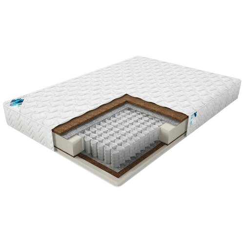 фото Матрас dimax ок лайт хард, 155x200 см, пружинный, белый