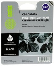 Картридж cactus CS-LC970BK, 350 стр, черный