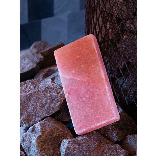 Плитка из Гималайской соли 20*10*2.5 см шлифованная Экстра плитка из гималайской розовой соли 200x200x25 мм шлифованная
