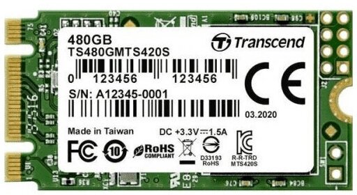 Твердотельный накопитель Transcend MTS420 480Gb TS480GMTS420S