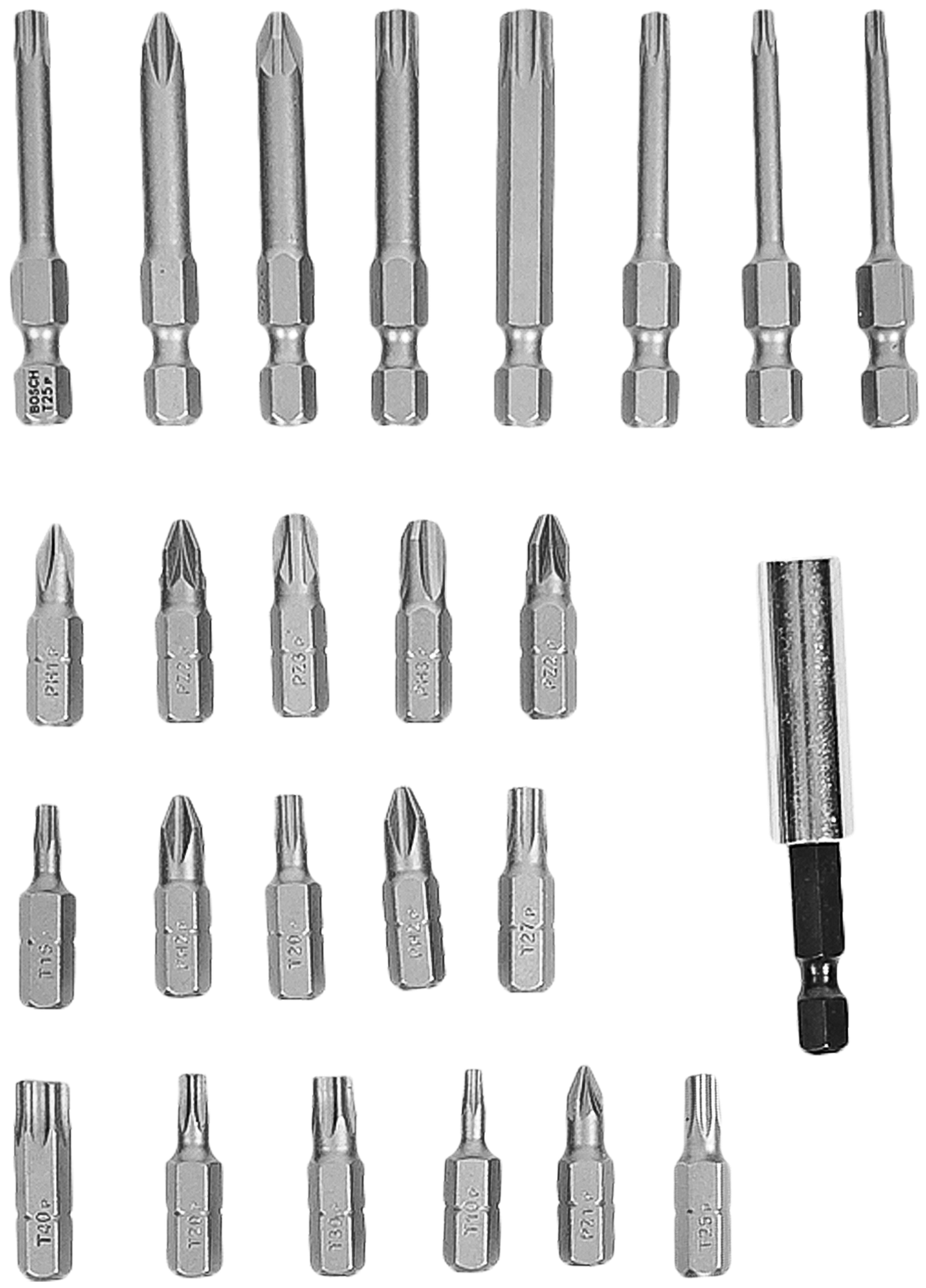 Набор бит Bosch Mini X-Line 25шт