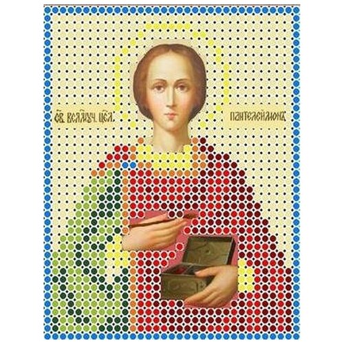 Рисунок на ткани Каролинка Святой Пантелеймон, 7x9 см рисунок на ткани каролинка святой пантелеймон 7x9 см