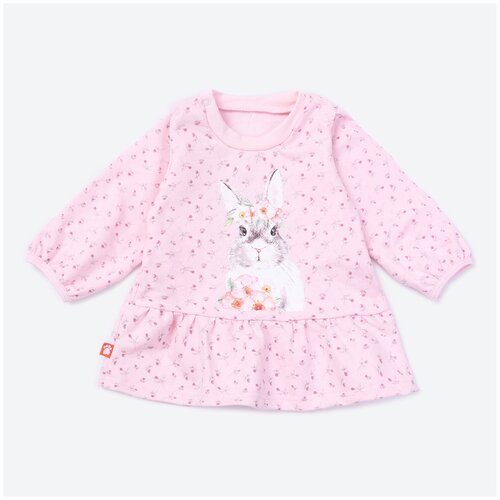 фото 2361091 платье "flower bunny", котмаркот, размер 92, состав:100% хлопок, цвет розовый kotmarkot
