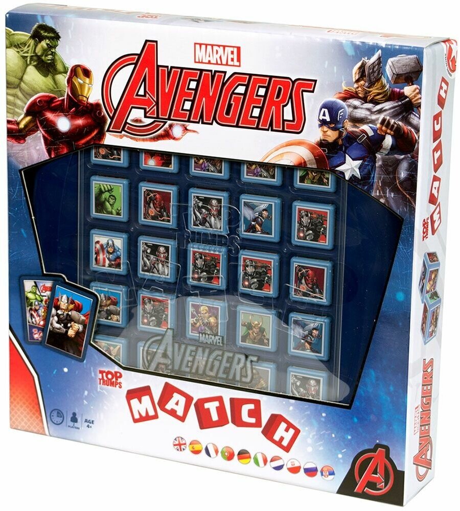 Настольная игра Мэтч Марвел Мстители "Top Trumps Match Marvel Avengers" ИНТЕРХИТ - фото №4