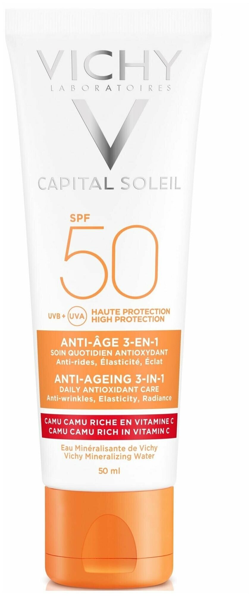 Крем VICHY Анти-возрастной 3 в 1 SPF 50+, 50 мл