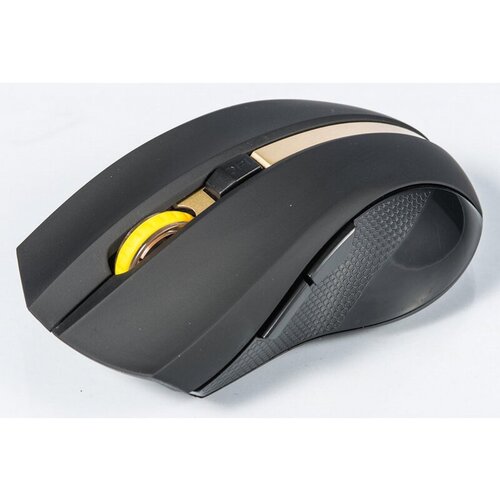 Мышь компьютерная Oklick 495MW черныйзолотистый 75100₽