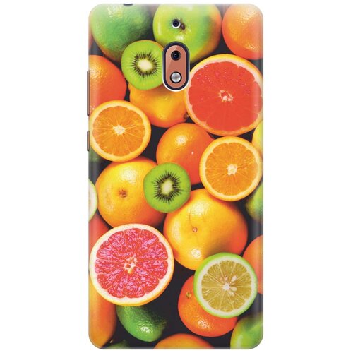 фото Cиликоновый чехол на nokia 2.1 / нокиа 2.1 с принтом "сочные фрукты" gosso
