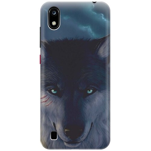 фото Re:pa накладка transparent для zte blade a7 2019 с принтом "взгляд волка"