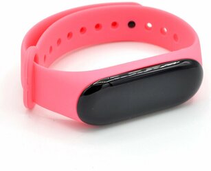 Ремешок силиконовый INAKS для фитнес-браслета Xiaomi Mi Band 3/4, розовый