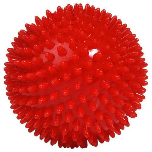Мяч для фитнеса 9см красный (ежик) L0109 Ортосила