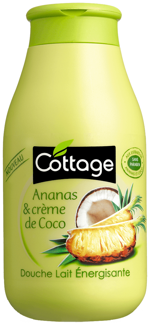 Гель для душа Cottage Pineapple & coconut cream, 250 мл, 250 г