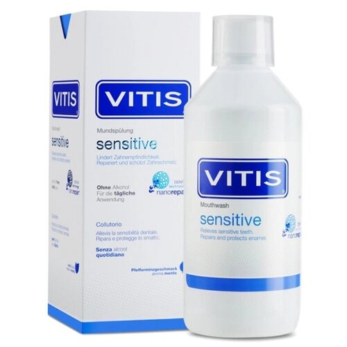 Купить Ополаскиватель VITIS Sensitive (500 мл), Доктор Слон, Полоскание и уход за полостью рта