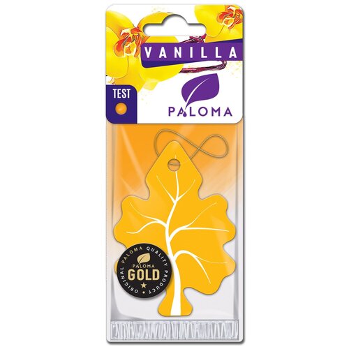 Ароматизатор Paloma Gold Airfreshener VANILIA