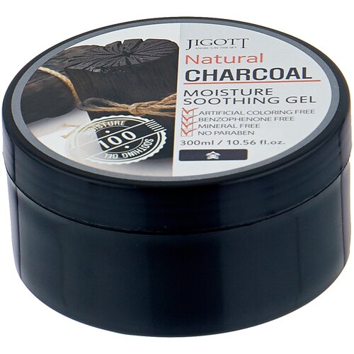 Jigott Гель для тела Jigott Natural Charcoal, 300 мл