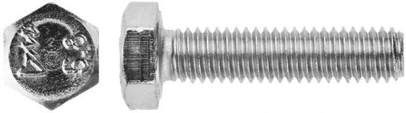 Болт ГОСТ 7798-70, M20 x 80 мм, 5 кг, кл. пр. 5.8, оцинкованный, ЗУБР 303080-20-080