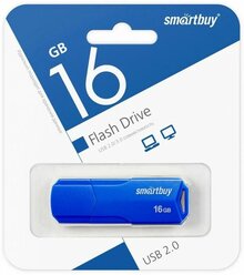 Флешка 16Gb Smart Buy USB Clue синий (SB16GBCLU-BU)