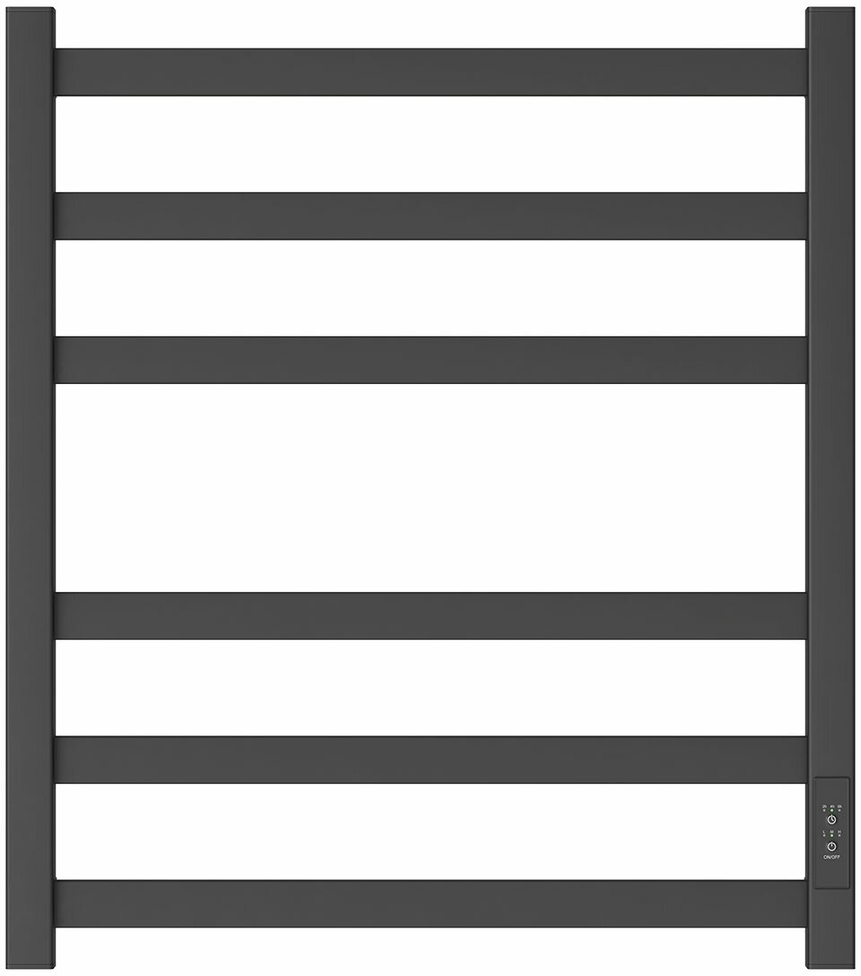 фото Полотенцесушитель электрический Point Меркурий П6 500x600 черный (PN83856B)