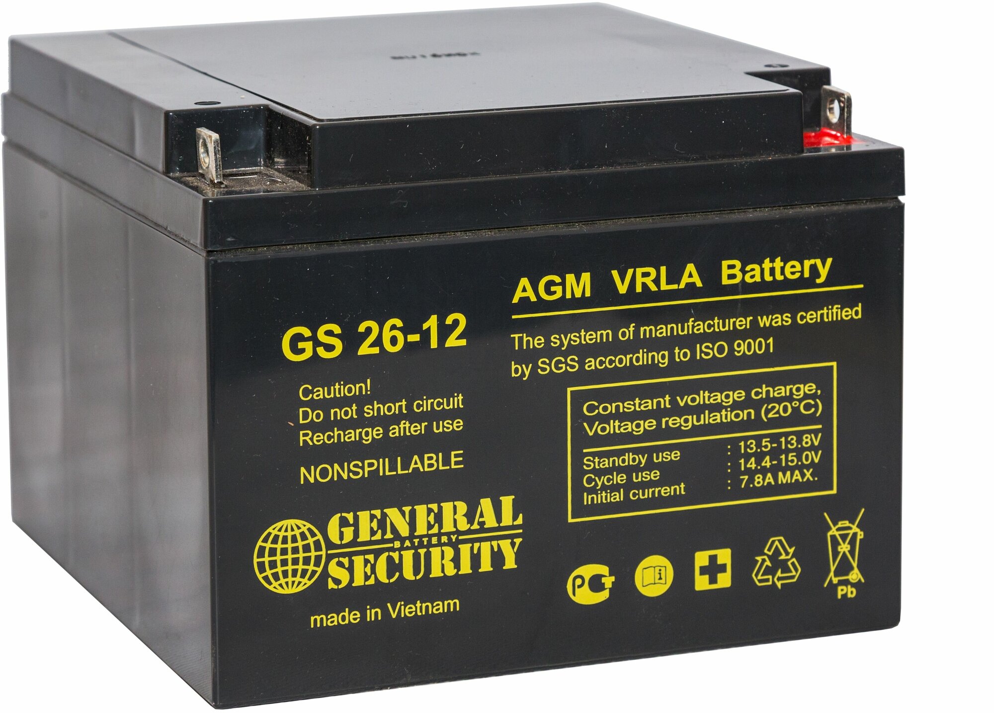 Аккумулятор General Security GS 26-12