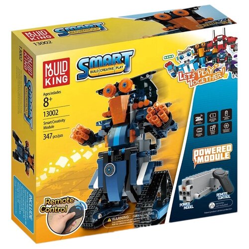 Конструктор радиоуправляемый Mould King Робот, 349 деталей конструктор mould king 15078 переменный робот для мальчиков с приложениями и 5 трансформациями разработанный для подростков 903 деталей