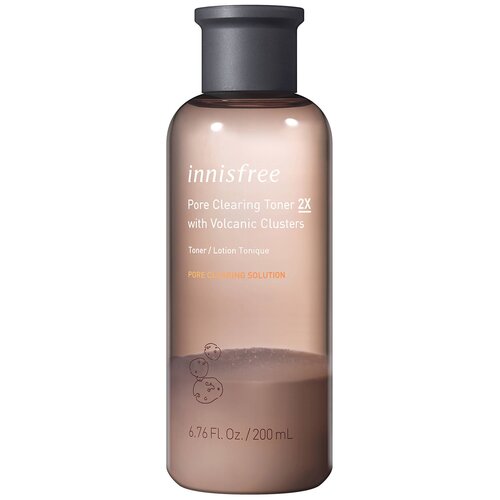 INNISFREE Jeju Volcanic Pore Toner 2X Тонер для лица с вулканической глиной, 200мл