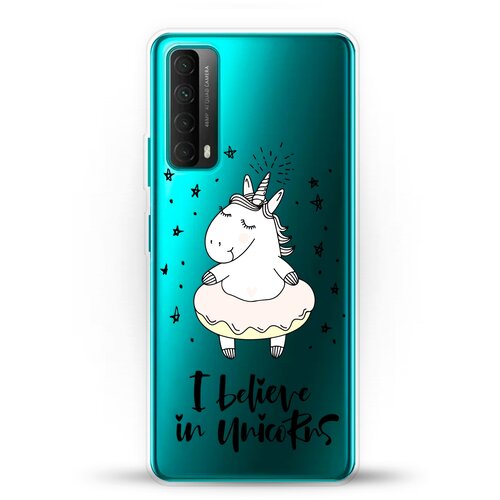 фото Силиконовый чехол единорог на huawei p smart 2021 andy & paul
