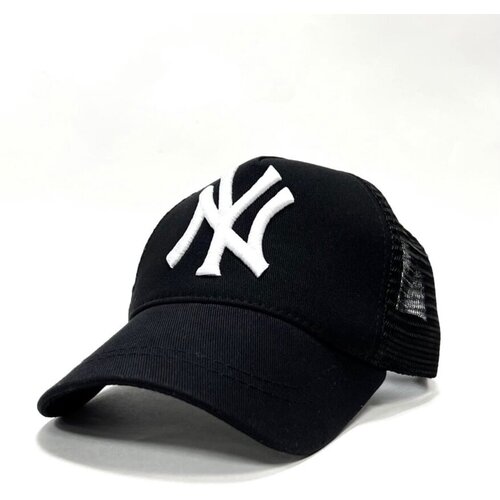 Бейсболка , размер 50-60, бесцветный, черный бейсболки с волком для мужчин и женщин летняя кепка тракер повседневная уличная сетчатая кепка в стиле хип хоп снэпбэк кепки