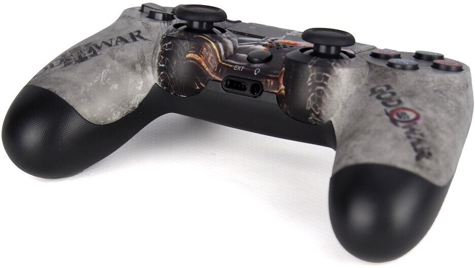 Геймпад/Джойстик/Контроллер беспроводной для консоли/приставки PS4 God of War серый