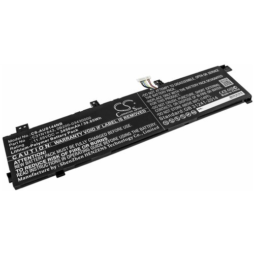 Аккумулятор для ноутбуков Asus VivoBook S14 S432FL, X432FA, VivoBook S15 S532FA, VivoBook S15 S532FL, X532FL, X432FA-2S, K431, (C31N1843), 3450мАч ugb genuine asus c31n1843 vivobook s15 s532fl eb71 x432fa x432fa 2s x532fa laptop battery