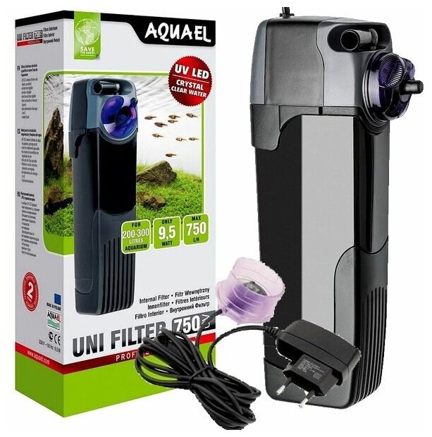 Внутренний фильтр AQUAEL UNIFILTER 750 UV Power, 750 л/ч (200-300л) - фото №16