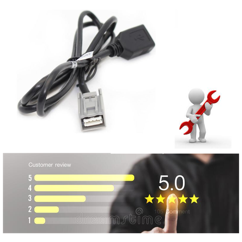 Переходник со штатного USB разъема Mitsubishi, Honda (тип 1)