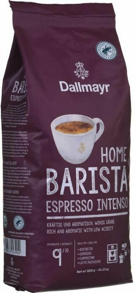 Кофе в зернах DALLMAYR Home Barista Espresso Intenso, 1кг - фотография № 2