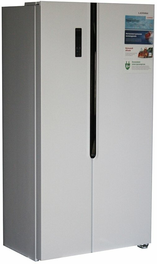 Холодильник LERAN SBS 300 IX NF, двухкамерный, нержавеющая сталь - фото №9