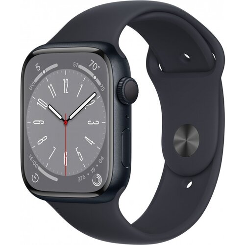 Умные часы Apple Watch Series 8 41 мм Aluminium Case GPS, midnight Sport Band, размер ремешка M/L