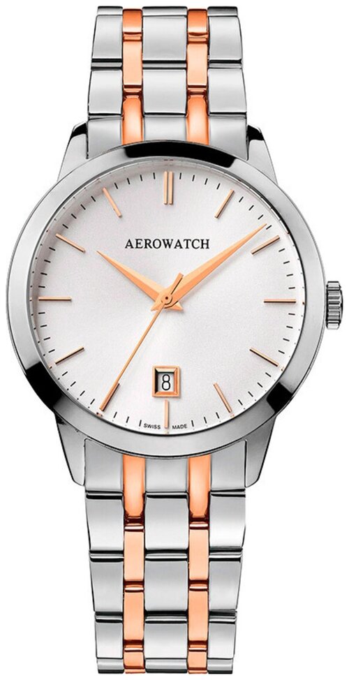 Наручные часы AEROWATCH, серебряный