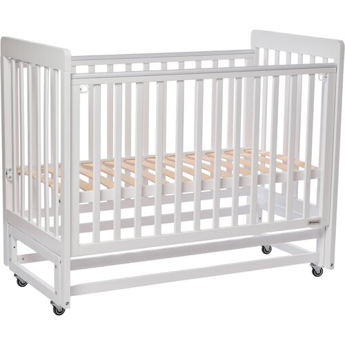 Кровать для новорожденного из массива березы Reflection Base Mr Sandman, 120x60 см, цвет белый