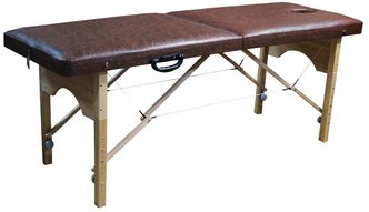 Массажный стол Ru Comfort ComfortWood 180Р, коньячный