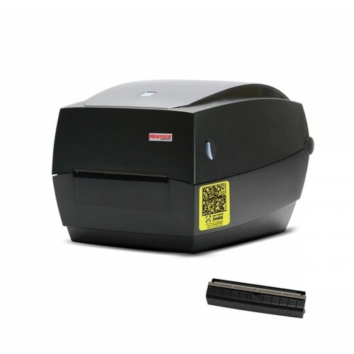 Термотрансферный принтер этикеток MERTECH TLP100 TERRA NOVA (300 DPI) USB, RS232, Ethernet Black с отделителем