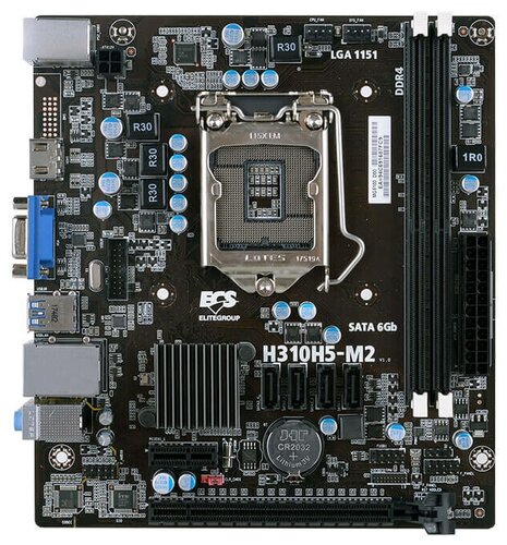 Материнская плата ECS H310H5-M2 — купить в интернет-магазине по низкой ...