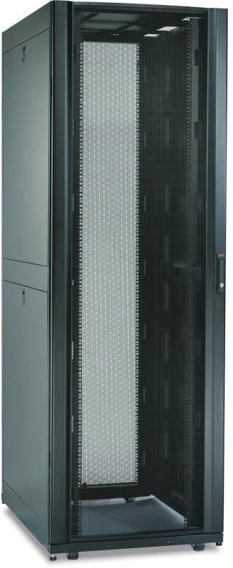 Серверный IT шкаф Schneider Electric Optimum LCSR3350 42U, ширина 750мм., глубина 1200мм., высота 1992мм., черный, площадь перфорации 74,80% , нагрузочная способность 1510кг., габариты упаковки 1270 APC - фото №1